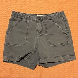 Caslon Cargo Shorts Charcoal